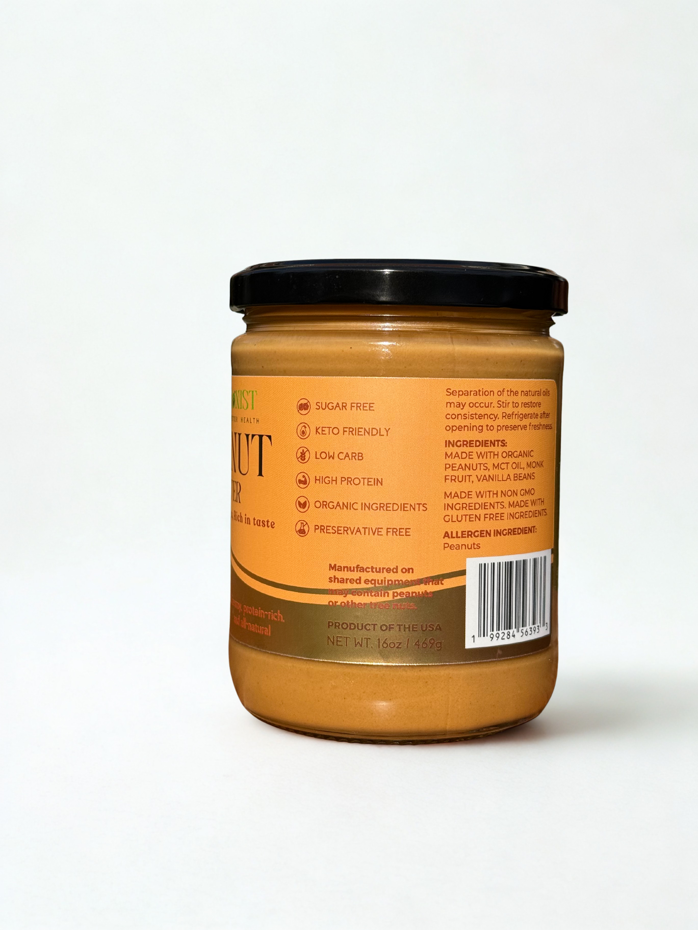 Creamy Peanut Butter with Monk fruit