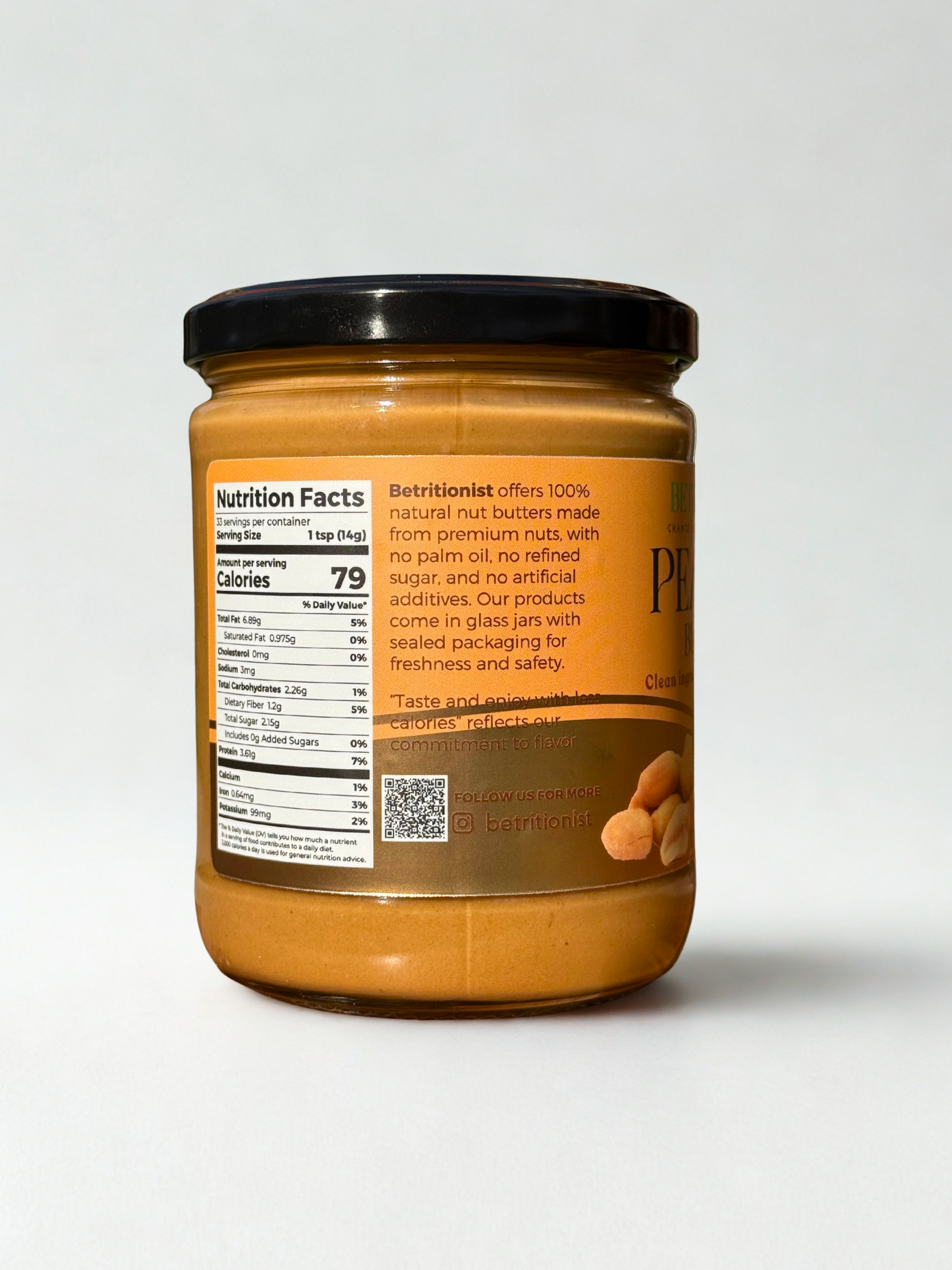 Creamy Peanut Butter with Monk fruit