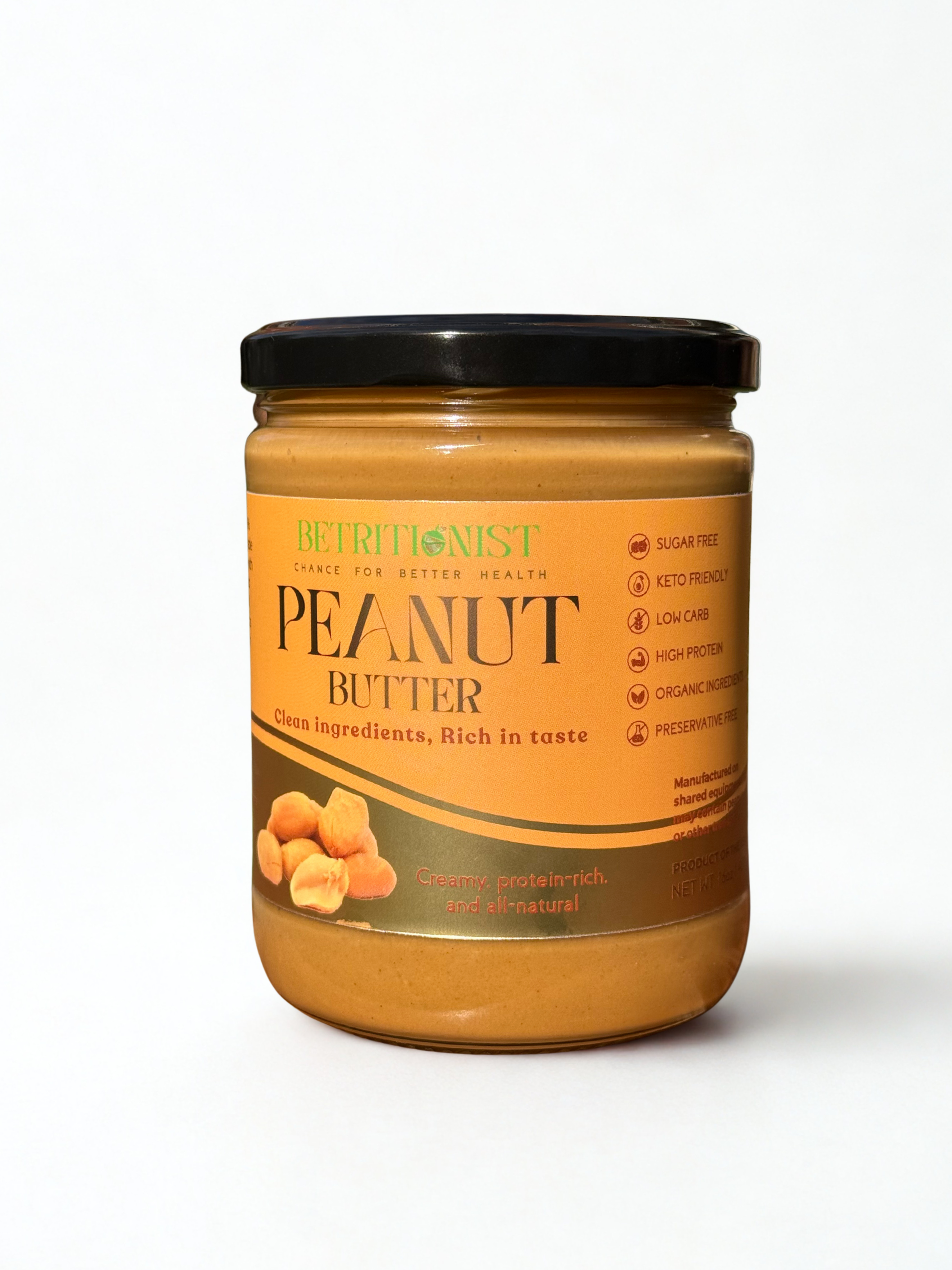 Creamy Peanut Butter with Monk fruit
