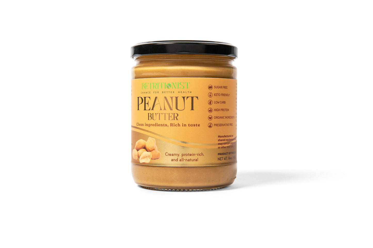 Crunchy Monk fruit Peanut Butter