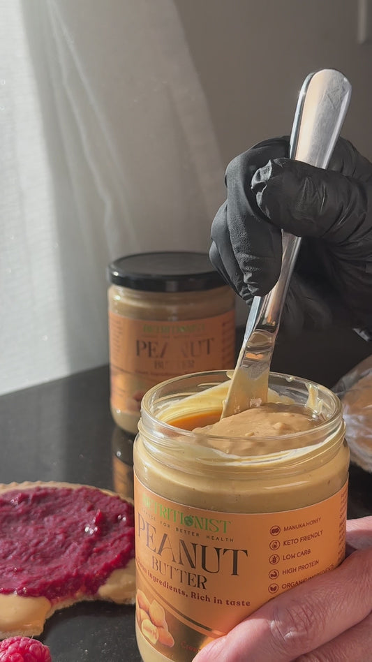 Crunchy Manuka Honey Peanut Butter
